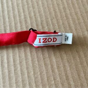 IZOD men’s red bow tie